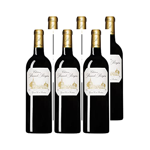 Château Brande-Bergère Cuvée O'Byrne Rotwein 2015 - g.U. Bordeaux supérieur - Bordeaux Frankreich - Rebsorte Merlot, Cabernet Franc, Cabernet Sauvignon - 6x75cl von Generisch