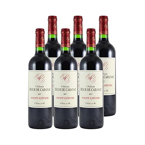 Château Ségur de Cabanac Saint-Estèphe Rotwein 2017 - g.U. - Bordeaux Frankreich - Rebsorte Cabernet Sauvignon, Merlot - 6x75cl von Generisch