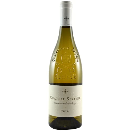Château Sixtine Châteauneuf-du-Pape Weißwein 2020 - g.U. - Rhonetal Frankreich - Rebsorte Roussanne - 75cl Château Sixtine Châteauneuf-du-Pape Weißwein 2020 - g.U. - Rhonetal Frankreich - Rebsorte Roussanne - 75cl von Generisch