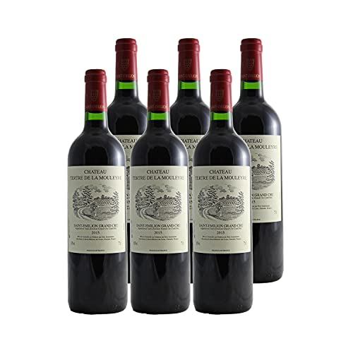 Château Tertre De La Mouleyre Rotwein 2015 - g.U. Saint-Emilion Grand Cru - Bordeaux Frankreich - Rebsorte Cabernet Franc, Merlot - 6x75cl Château Tertre De La Mouleyre Rotwein 2015 - g.U. Saint-Emilion Grand Cru - Bordeaux Frankreich - Rebsorte Cabernet Franc, Merlot - 6x75cl von Generisch