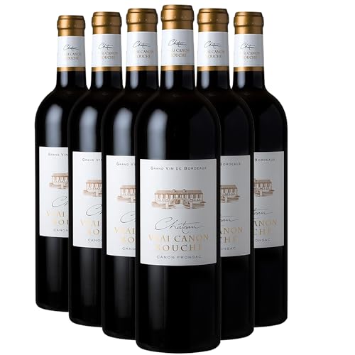 Château Vrai Canon Bouché Rotwein 2016 - g.U. Canon Fronsac - Bordeaux Frankreich - Rebsorte Merlot, Cabernet Franc - 6x75cl von Generisch