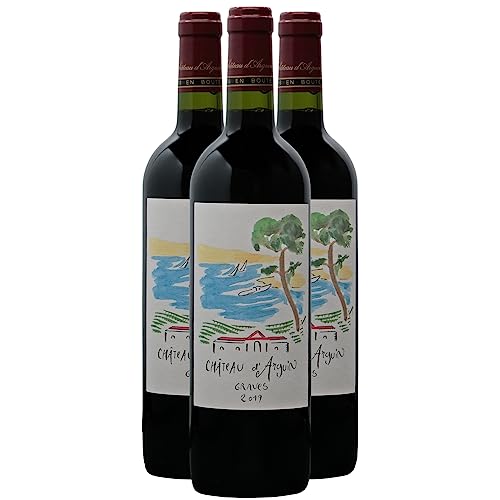 Château d'Arguin Graves Rotwein 2019 - g.U. - Bordeaux Frankreich - Rebsorte Merlot, Cabernet Sauvignon - 3x75cl von Generisch