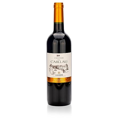Château de Caillau Malbec Cahors 2019 - Robuster Malbec-Wein aus Cahors | Tiefgründige Intensität | Dunkle Fruchtnoten | Ausdrucksstarke Aromen (0,75 l) von Generisch