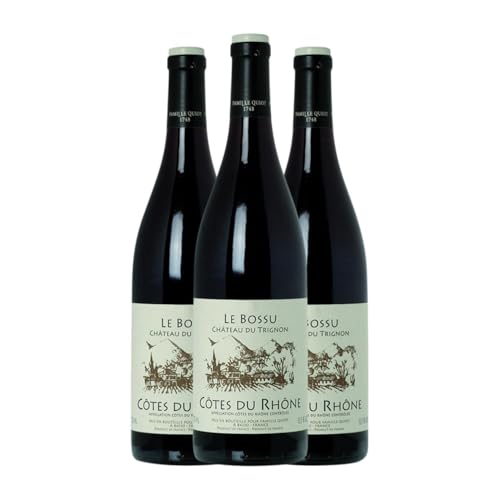 Château du Trignon Côtes du Rhône 75 cl Rotwein (Karton mit 3 Flaschen von 75 cl) von Generisch