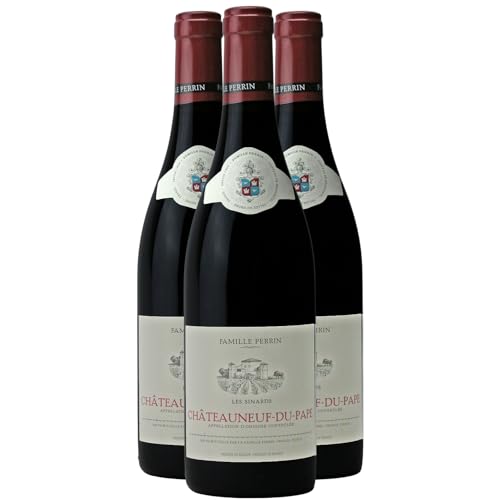 Châteauneuf-du-Pape Les Sinards Rotwein 2021 - Famille Perrin - g.U. - Rhonetal Frankreich - Rebsorte Grenache, Mourvèdre, Syrah - 3x75cl Châteauneuf-du-Pape Les Sinards Rotwein 2021 - Famille Perrin - g.U. - Rhonetal Frankreich - Rebsorte Grenache, Mourvèdre, Syrah - 3x75cl von Generisch