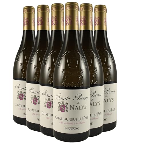 Châteauneuf-du-Pape Saintes Pierres de Nalys Weißwein 2019 - Château de Nalys - g.U. - Rhonetal Frankreich - Rebsorte Grenache Blanc, Clairette, Bourboulenc - 6x75cl - 95/100 Jeb Dunnuck von Generisch