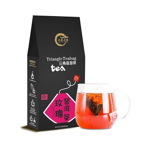 Chinas Origina Blumentee Natürlicher Bio-Blumentee Dreiecksbeutel Kalt Gebrühter Tee Grünes Essen Ohne Zusatzstoffe Früchte-Kräutertee Guter Natürlicher Bio-Kamelientee (Rosen-Pu'er-Tee) von Generisch