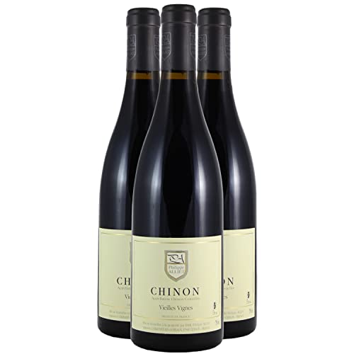 Chinon Vieilles Vignes Rotwein 2021 - Domaine Philippe Alliet - g.U. - Loiretal Frankreich - Rebsorte Chenin - 3x75cl von Generisch