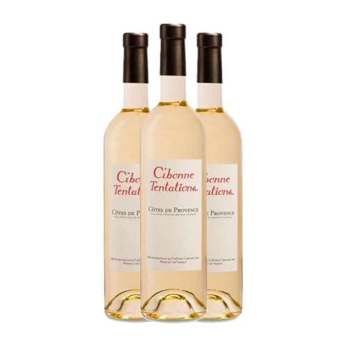 Clos Cibonne Tentations Rosado Côtes de Provence Alterung 75 cl Rosé-Wein (Karton mit 3 Flaschen von 75 cl) von Generisch