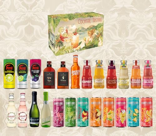 Cocktail Adventskalender - 24x verschiedene ready to drink Getränke im tasting Set Aperol Spritz Tequila Sunrise Swimmingpool und viele mehr - Der einzige mit originalen Miniaturen Cocktail Adventskalender - 24x verschiedene ready to drink Getränke im tasting Set Aperol Spritz Tequila Sunrise Swimmingpool und viele mehr - Der einzige mit originalen Miniaturen von Generisch