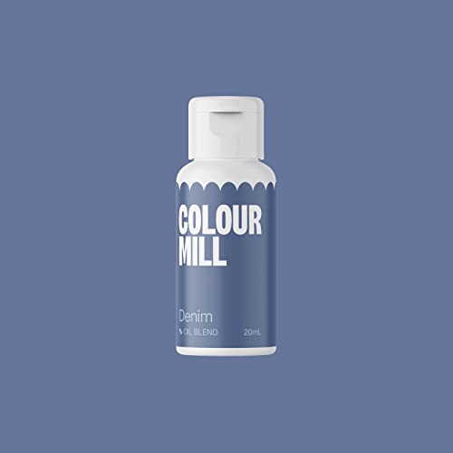 Colour Mill Next Generation Lebensmittelfarbe Öl Basis Denim 20 ml von dakomyo