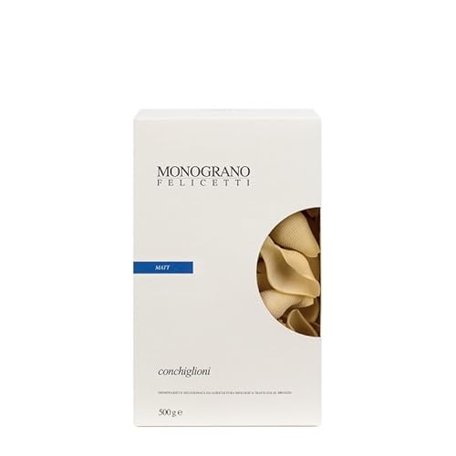 Conchiglioni Matt – Handgefertigte Pasta Monograno Felicettii 500 g | Hartweizengrieß matt | Bronze gezogen – italienische Tradition Conchiglioni Matt – Handgefertigte Pasta Monograno Felicettii 500 g | Hartweizengrieß matt | Bronze gezogen – italienische Tradition von Generisch