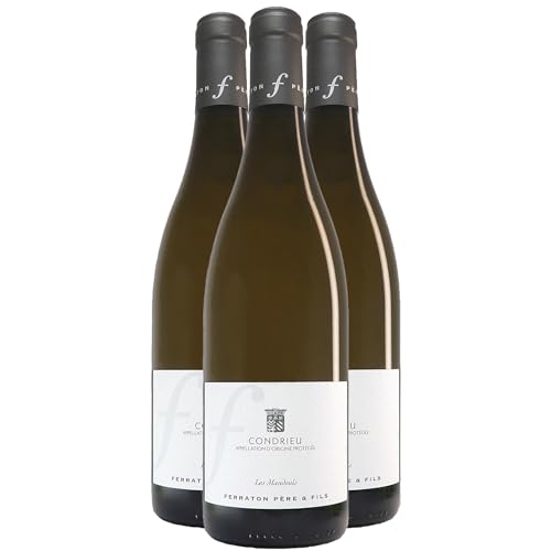 Condrieu Les Mandouls Weißwein 2021 - Ferraton Père et Fils - g.U. - Rhonetal Frankreich - Rebsorte Viognier - 3x75cl von Generisch