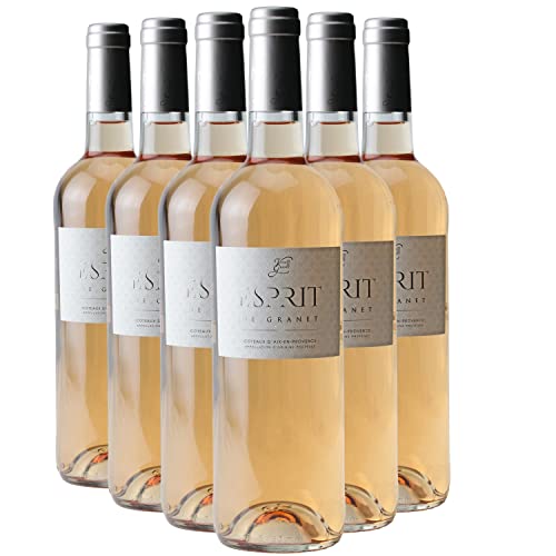 Coteaux d'Aix-en-Provence Cuvée Esprit de Granet Roséwein 2022 - Les Vignerons de Granet - Rebsorte Grenache, Cinsault - 12x75cl von Generisch