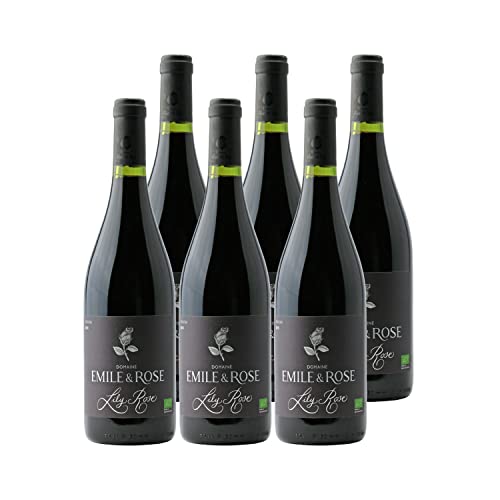 Coteaux de Béziers Lily Rose Rotwein 2019 - Bio - Domaine Emile et Rose - g.g.A. - Languedoc - Roussillon Frankreich - Rebsorte Cinsault, Cabernet Sauvignon, Syrah - 6x75cl Coteaux de Béziers Lily Rose Rotwein 2019 - Bio - Domaine Emile et Rose - g.g.A. - Languedoc - Roussillon Frankreich - Rebsorte Cinsault, Cabernet Sauvignon, Syrah - 6x75cl von Generisch