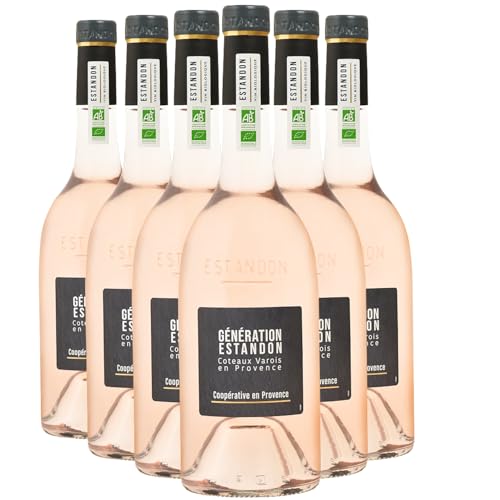 Coteaux varois en Provence Génération Estandon Roséwein 2024 - Bio - Estandon - Rebsorte Cinsault, Grenache, Syrah - 6x75cl Coteaux varois en Provence Génération Estandon Roséwein 2024 - Bio - Estandon - Rebsorte Cinsault, Grenache, Syrah - 6x75cl von Generisch