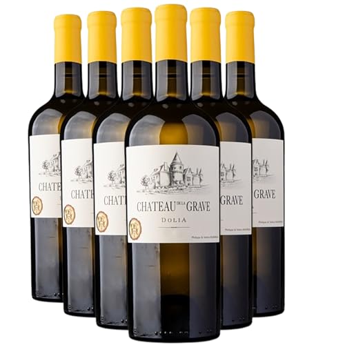 Côtes de Bourg Dolia Weißwein 2023 - Bio - Château de la Grave - g.U. - Bordeaux Frankreich - Rebsorte Sémillon, Colombard - 6x75cl Côtes de Bourg Dolia Weißwein 2023 - Bio - Château de la Grave - g.U. - Bordeaux Frankreich - Rebsorte Sémillon, Colombard - 6x75cl von Generisch