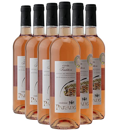 Côtes de Provence Cuvée Tradition Roséwein - Château Paradis - Rebsorte Cinsault, Syrah, Grenache - 6x75cl Côtes de Provence Cuvée Tradition Roséwein - Château Paradis - Rebsorte Cinsault, Syrah, Grenache - 6x75cl von Generisch