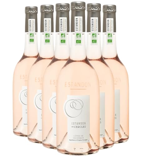 Generisch Côtes de Provence Les Cercles Roséwein 2023 - Bio - Estandon - Rebsorte Cinsault, Grenache, Syrah - 6x75cl Generisch Côtes de Provence Les Cercles Roséwein 2023 - Bio - Estandon - Rebsorte Cinsault, Grenache, Syrah - 6x75cl von Generisch