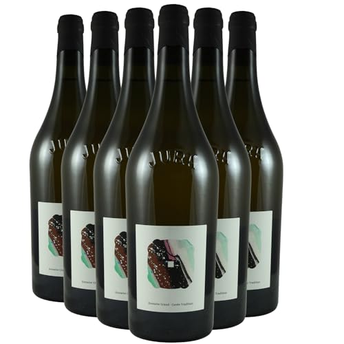 Côtes du Jura Tradition Weißwein 2018 - Bio - Domaine Grand - g.U. - Jura Frankreich - Rebsorte Chardonnay, Savagnin - 6x75cl Côtes du Jura Tradition Weißwein 2018 - Bio - Domaine Grand - g.U. - Jura Frankreich - Rebsorte Chardonnay, Savagnin - 6x75cl von Generisch