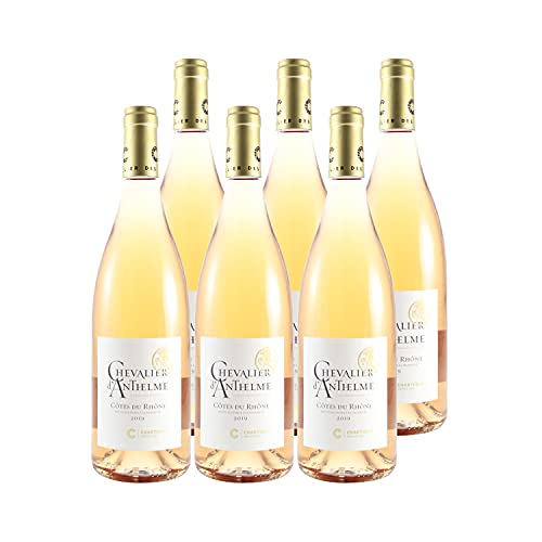 Côtes du Rhône Chevalier d'Anthelme Roséwein 2019 - Cellier des Chartreux - g.U. - Rhonetal Frankreich - Rebsorte Grenache, Cinsault - 6x75cl von Generisch
