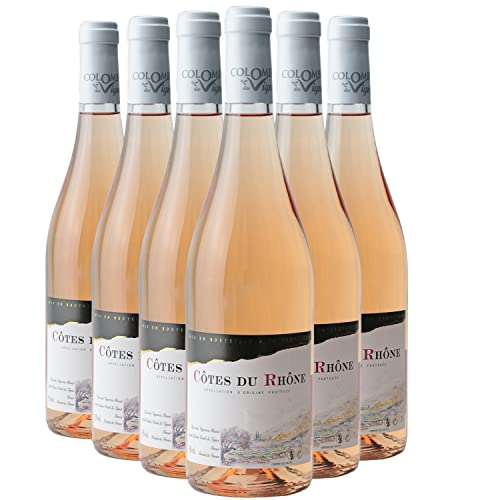 Côtes du Rhône Terroir Roséwein 2022 - Colombes des Vignes - g.U. - Rhonetal Frankreich - Rebsorte Syrah, Grenache, Viognier - 12x75cl von Generisch