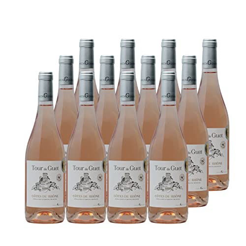 Côtes du Rhône Tour de Guet Roséwein 2021 - Maison Gervasoni - g.U. - Rhonetal Frankreich - Rebsorte Grenache, Syrah - 12x75cl von Generisch