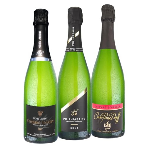 Crémant Paket, Les trois amis - 3x0,75 l Flaschen Schaumwein Crémant Paket, Les trois amis - 3x0,75 l Flaschen Schaumwein von Generisch