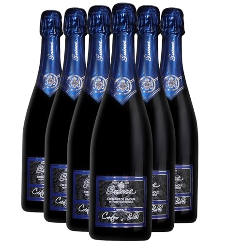 Crémant de Limoux Crémant Guinot Brut Weißwein - Maison Guinot - Sekt - g.U. - Languedoc - Roussillon Frankreich - Rebsorte Chardonnay, Chenin, Mauzac - 6x75cl Crémant de Limoux Crémant Guinot Brut Weißwein - Maison Guinot - Sekt - g.U. - Languedoc - Roussillon Frankreich - Rebsorte Chardonnay, Chenin, Mauzac - 6x75cl von Generisch