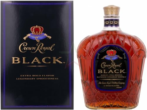 Crown Royal BLACK Blended Canadian Whisky 45,00% 1,00 Liter in Geschenkbox Crown Royal BLACK Blended Canadian Whisky 45,00% 1,00 Liter in Geschenkbox von Generisch