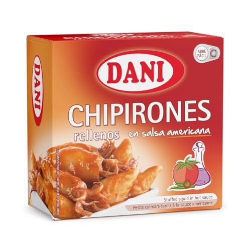 DANI Gefüllte Tintenfische in Pflanzenöl, Dose 96 g. 9er Pack von Generisch