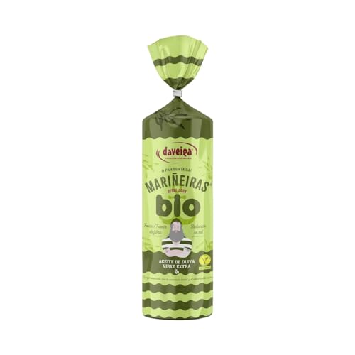DAVEIGA Ökologische Seemannskekse mit nativem Olivenöl extra 200 g 4er-Packung von Generisch