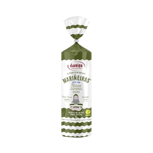 DAVEIGA Schiffszwieback mit Olivenöl und 100% natürlichen Zutaten 200 g Packung mit 4 von Generisch