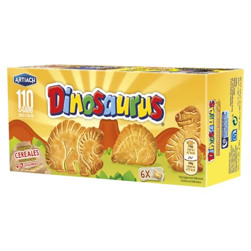 DINOSAURUS Getreidekekse in Dinosaurierform 185 g 3er Pack von Generisch