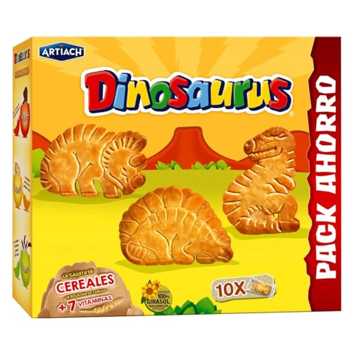 DINOSAURUS Getreidekekse in Dinosaurierform 411 g 3er Pack von Generisch