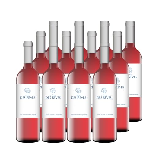 Des Rêveries Roséwein 2022 - französischer Wein - Bordeaux Frankreich - Rebsorte Cabernet Sauvignon, Merlot - 12x75cl von Generisch