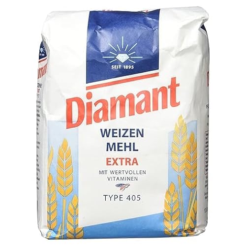 Diam-ant Exquisit Weizenmehl Extra - Ihr Geheimnis für außergewöhnliche Backerlebnisse und kulinarische Meisterwerke vom Typ 405, (1 kg) von Generisch