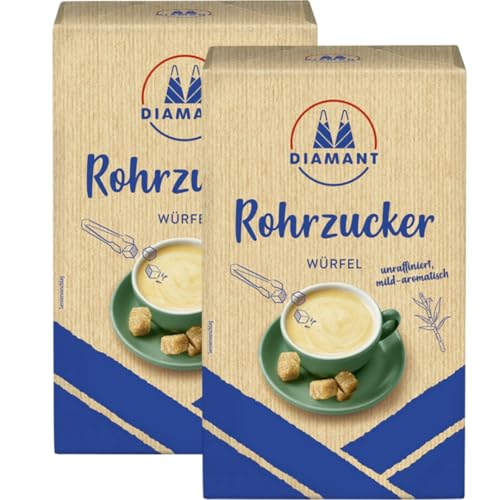 Diammant Würfel Rohrzucker unraffiniert Zucker Sugar 500 Gramm, 2 er Diammant Würfel Rohrzucker unraffiniert Zucker Sugar 500 Gramm, 2 er von Generisch
