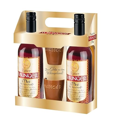 Doppelter Roter Wikinger Met 2 x 0,75 Liter incl. 2 Wikinger Met Becher Doppelter Roter Wikinger Met 2 x 0,75 Liter incl. 2 Wikinger Met Becher von Generisch