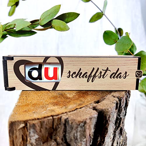 Du schaffst das - Schokoriegel Geschenkbox inkl. Duplo - Motivationsgeschenke, Glücksbringer, Du kannst alles schaffen, Motivation, viel Glück, ich schaffs, Geschenk von Generisch