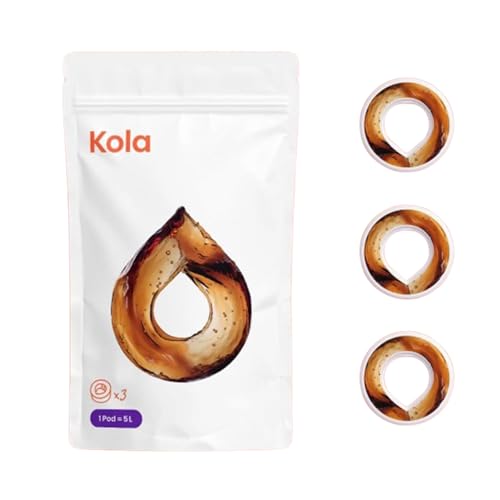 Duft-Pods Original für Air Up Flasche mit erfrischendem Cola-Geschmack - 0 Zucker, 0 Kalorien nur natürliches Aroma - 3x Air Up Pods für 15L Wasser mit Kola Geschmack durch Duft von Generisch