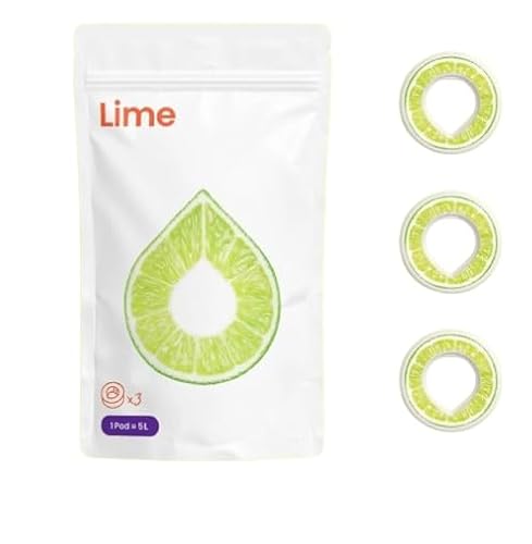 Duft-Pods Original für Air Up Flasche mit erfrischendem Limettengeschmack - 0 Zucker, 0 Kalorien nur natürliches Aroma - 3x Air Up Pods für 15L Wasser mit Geschmack nur durch Duft von Generisch
