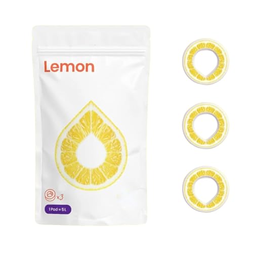 Duft-Pods Original für Air Up Flasche mit erfrischendem Zitronen-Geschmack - 0 Zucker, 0 Kalorien nur natürliches Aroma - 3x Air Up Pods für 15L Wasser mit Geschmack nur durch Duft von Generisch