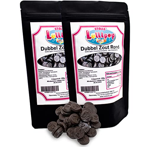 Dz Rond - Dubbel Zout Rond - Holländische Lakritze im Doppelpack- Lakritz von Stalls Lollipop Dz Rond - Dubbel Zout Rond - Holländische Lakritze im Doppelpack- Lakritz von Stalls Lollipop von ebaney