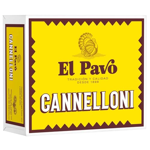 EL PAVO Cannelloni-Nudeln, vorgekochte Platten, EL PAVO, 125 g Packung, 20 Stück, 8er-Pack EL PAVO Cannelloni-Nudeln, vorgekochte Platten, EL PAVO, 125 g Packung, 20 Stück, 8er-Pack von Generisch