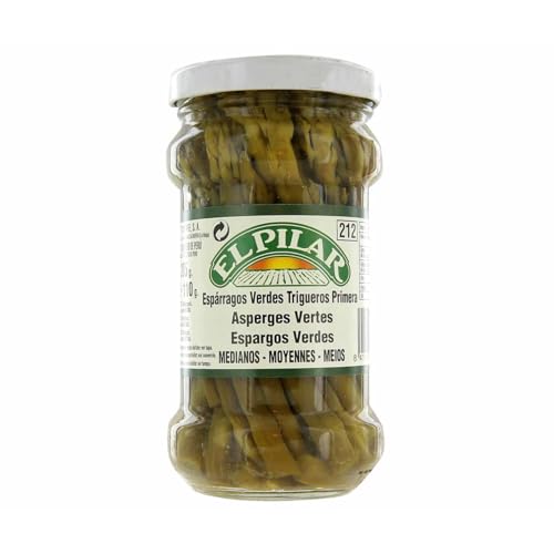 EL PILAR Grüner Spargel Glas 110 g. 6er Pack EL PILAR Grüner Spargel Glas 110 g. 6er Pack von Generisch