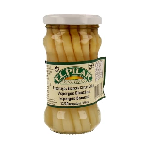EL PILAR Weiße Spargel extra 13/30 Stück Glas 110 g. 6er Pack EL PILAR Weiße Spargel extra 13/30 Stück Glas 110 g. 6er Pack von Generisch