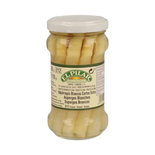 EL PILAR Weiße Spargel extra 6/12 Stück Dose 110 g. EL PILAR Weiße Spargel extra 6/12 Stück Dose 110 g. von Generisch