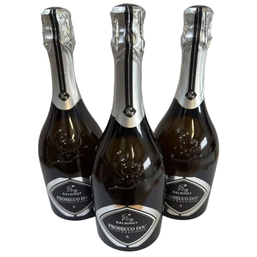 EXCLUSIVE Prosecco Spumante Brut "Balbinot" DOC 2024, Balbinot/Le Manzane, Prosecco aus Italien, 750ml, 3er-Set EXCLUSIVE Prosecco Spumante Brut "Balbinot" DOC 2024, Balbinot/Le Manzane, Prosecco aus Italien, 750ml, 3er-Set von Generisch