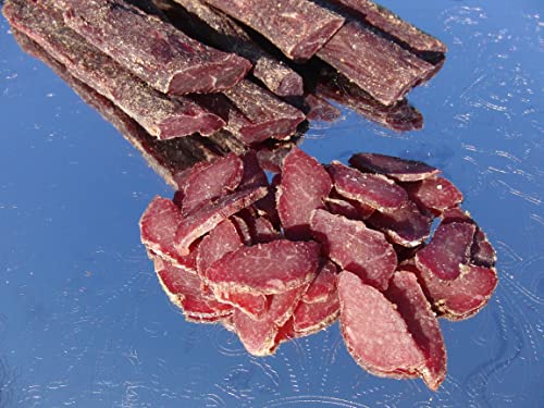 Edelfleisch 700 Gramm 7 Sorten Beef Jerky Biltong Trockenfleisch am Stück/STIX von Generisch